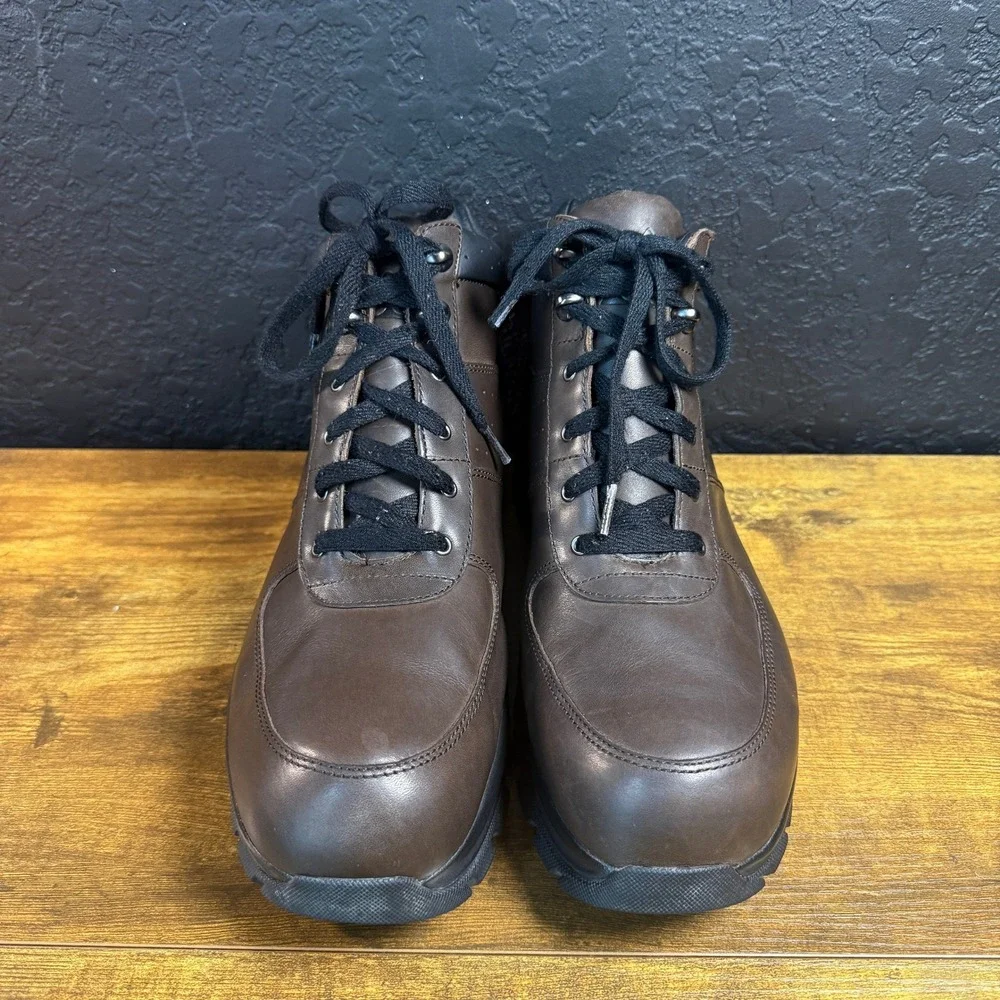 Nike ACG Air Max Goadome 365970-221 Brown Leather Hiking Boots Mens 11.5